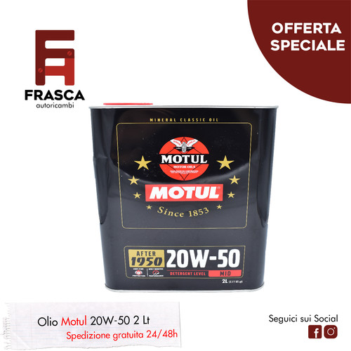 Olio motore 20w50 motul - motore,