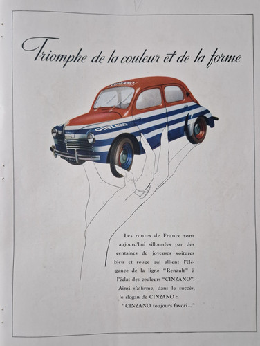 Pubblicità cinzano renault - pubblicità,